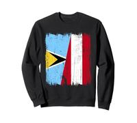 Demi-Drapeau Sainte-Lucie Autriche Sweatshirt