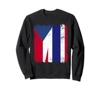 Demi-Drapeau Tchèque Thaïlande Racines thaïlandaises Sweatshirt