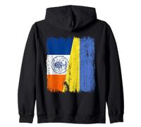 Demi Drapeau ukrainien de New York Sweat à Capuche