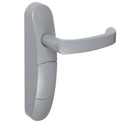 Demi ensemble réversible à béquille débrayable sans cylindre non condamnable argent - JPM - EN3100-07-0A