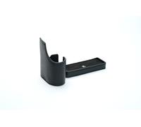Demi-étui fait main en cuir véritable pour appareil photo Hasselblad X2D II 100C Noir Coutures noires