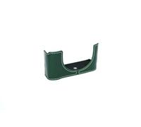 Demi-étui fait main en cuir véritable pour appareil photo Sony RX1R III Mark III M3 Vert