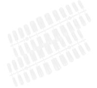 Demi-faux Ongles Carrés Blancs Abs 240 Pièces, Faciles à Tailler