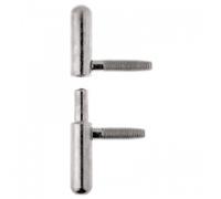 Demi-fiche mâle menuiserie bois - nœud rond 13 mm - 50 pièces OTLAV
