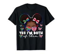 Demi-Grande-Bretagne et Afrique du Sud Britannique Royaume-Uni Afrique du Su T-Shirt