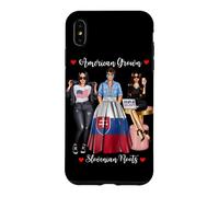 Demi héritage de Racines slovènes Sexy cultivées aux États-Unis Coque pour iPhone XS Max
