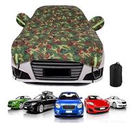Demi-Housse De Voiture Épaissie pour Audi S2 Coupe 1990-1995 (4401x1716x1375mm),Protection Solaire, Isolation Thermique, Anti-Givrage, Anti-Gel Et Anti-Poussière