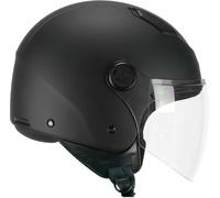 Demi Jet Casque SKA-P 1LHA LUKE Mono Noir Mat taille M