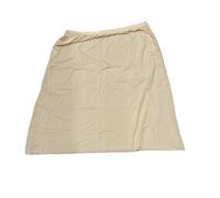 Demi jupon Cotton High Waist For Women Solid Color Underskirt Half Slips Ice Silk Long Petticoat Safety pour dames(Pink-beige 60cm,L)