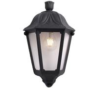 Demi-Lanterne Murale Fumagalli Iesse E27 Ip55 - Noir