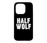 Demi-Loup d'halloween Coque pour iPhone 15 Pro