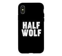 Demi-Loup d'halloween Coque pour iPhone X/XS
