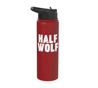 Demi-loup d'Halloween Stainless Steel Insulated Water Bottle