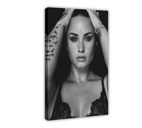 Demi Lovato Poster sur toile pour décoration murale de salon, chambre à coucher 40 x 60 cm