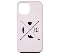 Demi-Marathon Heart Watch Arrow Running Run 21 km Meme Coque pour iPhone 12 Mini