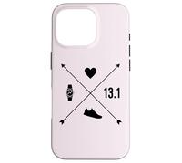 Demi-Marathon Heart Watch Arrow Running Run 21 km Meme Coque pour iPhone 16 Pro
