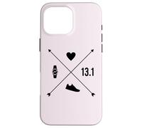 Demi-Marathon Heart Watch Arrow Running Run 21 km Meme Coque pour iPhone 16 Pro Max