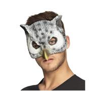 Demi masque chouette adulte