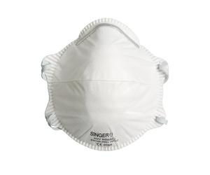 Demi-masque classique FFP2 NR D - Lot de 20 - SINGER - AUUM20SL