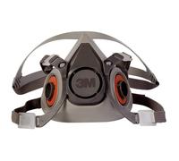 Demi-masque classique réutilisable 3M™ 6200, Certifié EN sécurité- sans cartouches filtra