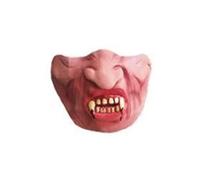 Demi-masque de clown professionnel en latex - Bande élastique pour un ajustement sûr, accessoire de cosplay réaliste, accessoire de costume effrayant réutilisable pour adultes pour fêtes d'horreur et