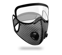 Demi-masque de protection pour le visage avec filtre réutilisable