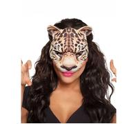 DEMI-MASQUE LÉOPARD Marron, Chocolat