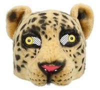 DEMI-MASQUE LÉOPARD SAUVAGE PELUCHE PELAGE ADULTE