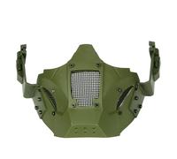 Demi Masque Protection Airsoft, Demi Masque Tactique, pour Sports Plein Air Jeux Tactiques Jeux CS(Green)