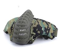 Demi-Masque Tactique Respirant pour Airsoft, IdéAl pour Les Jeux Tactiques CS et Le Cosplay d'halloween(AOR2)