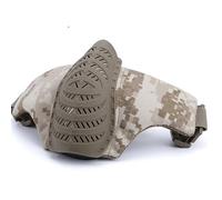 Demi-Masque Tactique Respirant pour Airsoft, IdéAl pour Les Jeux Tactiques CS et Le Cosplay d'halloween(AOR1)