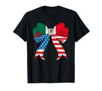 Demi-nœud mexicain et américain, mexicain, amérique, États-Unis, femmes, filles, nœu T-Shirt