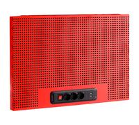 Demi panneau perforé avec multiprises et USB carrés 6 x 6 mm 1 module rouge - FACOM - JLS3-PPAV1USB