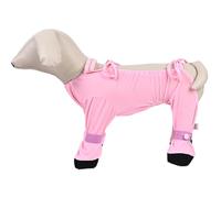 Demi-Paquet Anti-poussière de Bottes à Bretelles pour Chien en Soie glacée, Leggings de Botte pour Chien antidérapants réglables avec Sangles, Leggings Botte Taille L