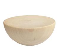 YXYFA Demi-Perles en Bois for l'artisanat, diamètre extérieur 45-80 mm, Boule en Bois hémisphérique for l'artisanat, Boules en Bois for l'artisanat, 1 pièce(80mm)