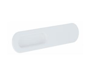 Demi poignée cuvette coloris blanche pour volet roulant