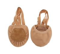 Demi Pointe Grs HROYL Chaussures de danse ballet jazz à demi-semelle for filles, chaussures gymnastique rythmique d'intérieur for femmes et enfants, du ventre demi-orteil for Danse(Color-02,38-39)