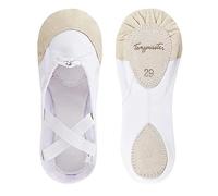 Demi-Pointes en Toile - Consolidation en Cuir - Danse Classique - bi-Semelle - 38