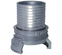 Demi raccord symétrique avec verrou Alu douille annelé DN80-90 R.PONS 1000.529