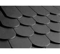 Demi rive double pureau droite plate écaille anthracite ERLUS