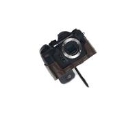 Demi-sac fait main en cuir véritable pour appareil photo numérique Olympus OM-1 Café