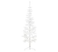 vidaXL Demi Sapin de Noël Artificiel Mince avec Support Arbre de Noël Décoration de Vacances Ornement de Fête Salon 344566
