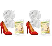 Demi Semelles chaussures Femme Avant Silicone | Coussinets Antidérapants pour Réduire Pression du Pied et Soulagement Talons Hauts, Escarpin, Sandalette, Nu pied, Chaussure Trop Grande (Lot de 2)
