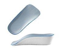 Demi semelles intérieures en mousse souple de qualité supérieure augmentant la hauteur - Élastiques, respirantes, invisibles - Absorption des chocs (3,5 cm)