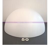 Demi-Sphère de 50 cm de diamètre, Dôme XXL creux en polystyrène - Unique