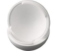 demi-sphère styropor assemblable dôme creux 20cm - générique 4styb20 Blanc G