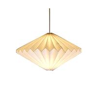 Demiawaking Abat-jour Pliant en Papier, Lustre d'Art de Lanterne Pliable, Décoratif pour Usage Domestique (Forme de Soucoupe Volante, 25 * 40cm)