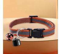 Demiawaking Collier Traceur GPS pour Chat et Chien, Mini Traceur Étanche pour Animaux, Suivi Mondial, sans Frais Supplémentaires, Compatible avec iOS et Android, Fonction étanche (Brun)