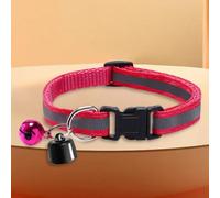 Demiawaking Collier Traceur GPS pour Chat et Chien, Mini Traceur Étanche pour Animaux, Suivi Mondial, sans Frais Supplémentaires, Compatible avec iOS et Android, Fonction étanche (Rose Rouge)