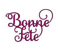 Demiawaking Dies Scrapbooking, Matrices de Découpe en Acier au Carbone Cutting Die DIY Gaufrage Pochoirs Découpage pour Card Album Photo Fête Anniversaire Mariage Bonné fête 55 * 39mm